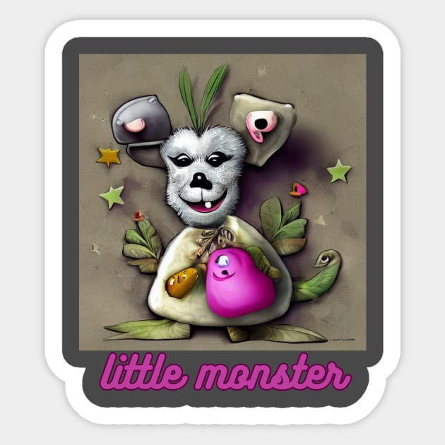 little monster Sticker by Skandynavia Cora